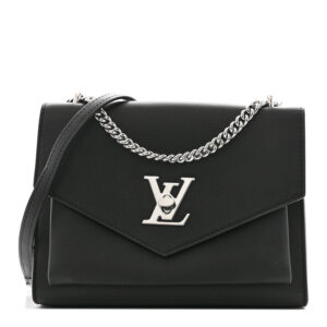 Louis Vuitton Soft Calfskin My Lockme Chain Bag BB Black